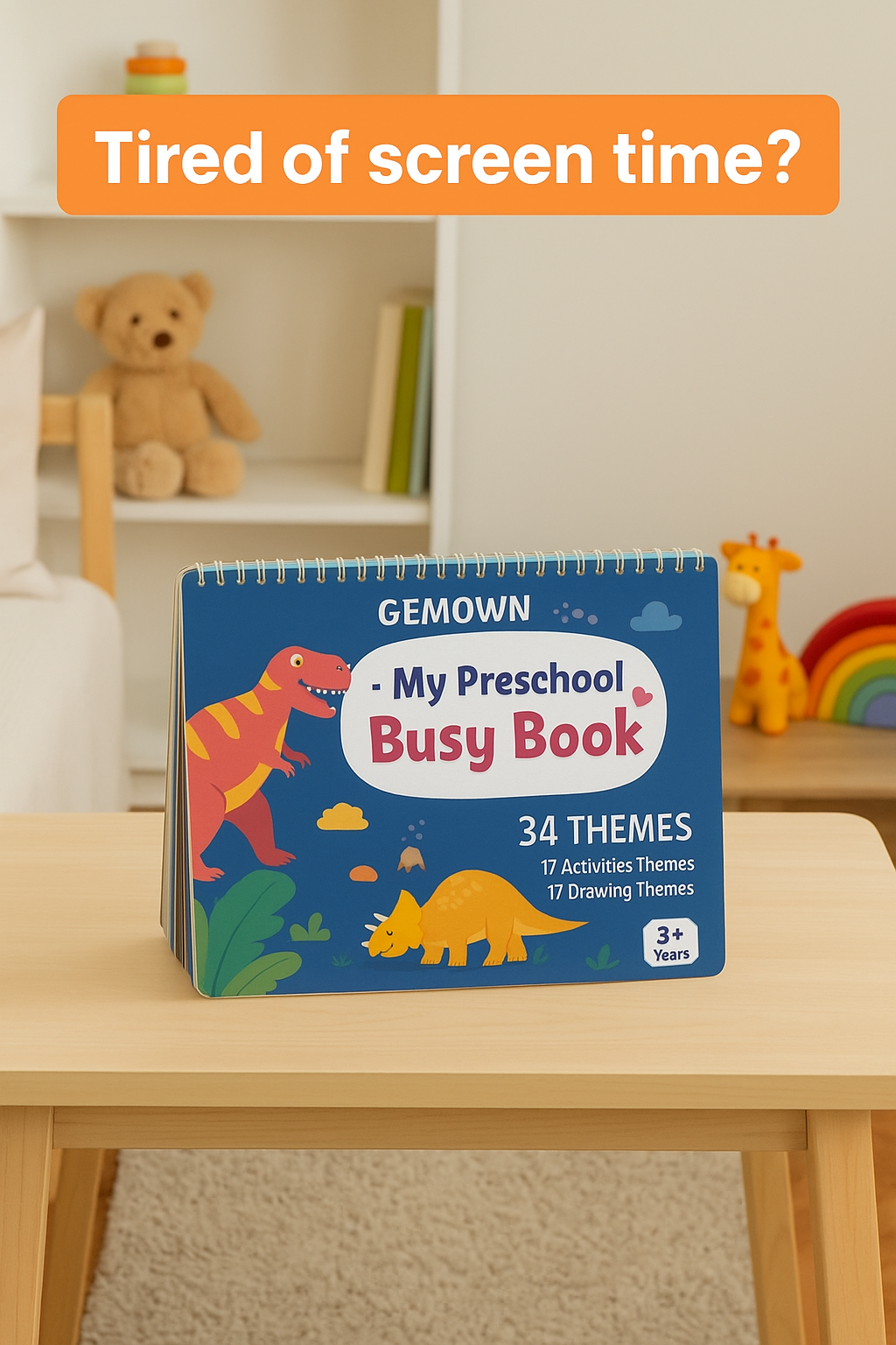 Libro de aprendizaje preescolar: 34 actividades